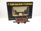 Graham Farish 377-127 N Gauge 8 Plank Wagon Wood & Co