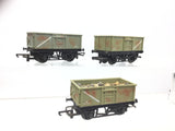 Hornby R243 OO Gauge BR Steel Mineral Wagon B75201 x3