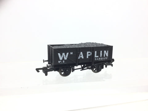 Dapol/West Wales Wagon Works OO Gauge 5 Plank Wagon Wm Aplin, Cardiff No 5