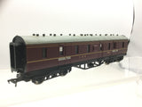 Bachmann 34-327A OO Gauge LMS Maroon 50' Parcels Van 30989
