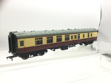 Bachmann 39-077B OO Gauge BR Maroon/Cream Mk1 Brake Corr 2nd Coach E34500
