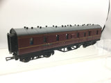 Bachmann 34-327B OO Gauge LMS 50' Parcels Van Maroon 30966