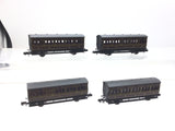 Graham Farish 0661/0671 N Gauge LMS Maroon 4 Wheel Coach x4