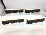 Graham Farish 0604/0614 N Gauge GWR Suburban Coach x4