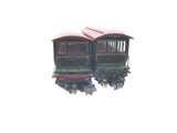 Bachmann N Gauge Jackson Sharp Open Sided Excursion Coach x2