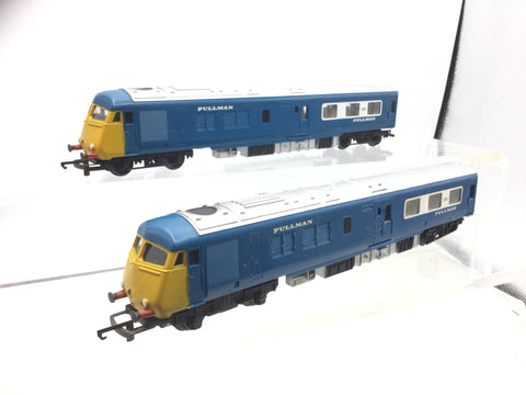 Triang R555/R556 OO Gauge BR Blue Pullman Two Car (Yellow Ends)