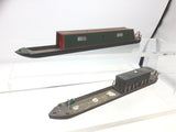 Kit Built OO Gauge Narrow/Canal Boat x2
