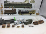 Job Lot of Assorted Kit Built OO Gauge Cars and Diesel Locomotives