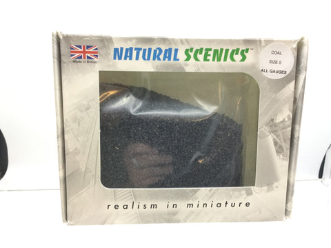 Natural Scenics RC-BLK-L OO/HO/O Gauge Coal Size 0 Black (Approx 1kg)