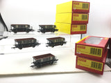 Hornby R6544 OO Gauge Trout Ballast Hopper x5 (REPAINTED)