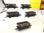 Hornby R6544 OO Gauge Trout Ballast Hopper x5 (REPAINTED)