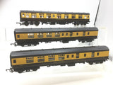 Hornby R743/R744 OO Gauge GWR Choc/Cream Mk 1 Coaches x3