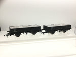 Dapol 4F-060-007 OO Gauge BR Black Grampus Wagon x2 (1 Renumbered)