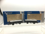 Dapol 4F-060-007 OO Gauge BR Black Grampus Wagon x2 (1 Renumbered)