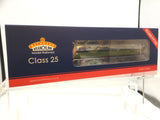 Bachmann 32-342SF OO Gauge Class 25/2 D7525 BR Two-Tone Green (Full Yellow Ends) [W]