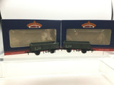 Bachmann 38-329 OO Gauge NE High Sided Steel Wagon x2 (1 RENUMBERED)