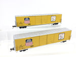 Walthers 932-23583 HO Gauge 60' Double Door Box Car Set Union Pacific