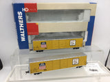 Walthers 932-23583 HO Gauge 60' Double Door Box Car Set Union Pacific