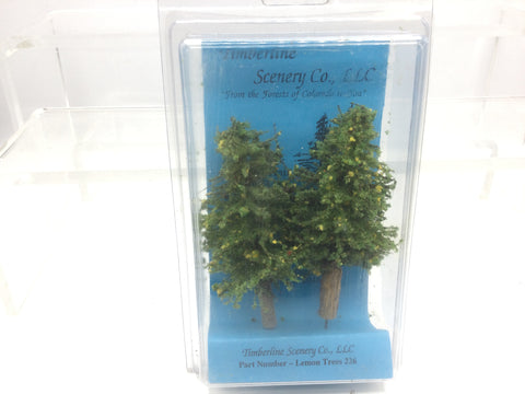 Timberline 226 HO/OO Gauge Lemon Trees (Approx 4")(Pack of 2)