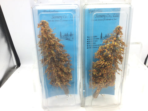 Timberline 212 HO/OO Gauge Fall Splendor Tree (Approx 7-8") - 2 Packs