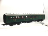 Hornby R4341B OO Gauge SR Green Maunsell Brake Coach 6593