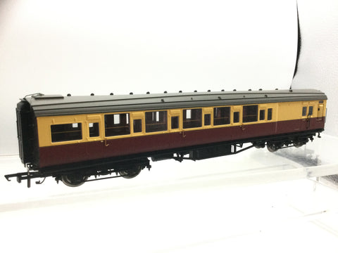 Hornby R4346B OO Gauge BR Red/Cream Maunsell Brake 3rd Coach S3791S
