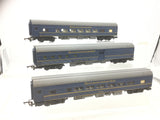 Triang R444/R446/R447 OO Gauge Transcontinental Blue Coaches
