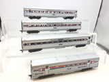 Athearn HO Gauge Amtrak Passenger Cars x4