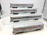 Athearn HO Gauge Amtrak Passenger Cars x4