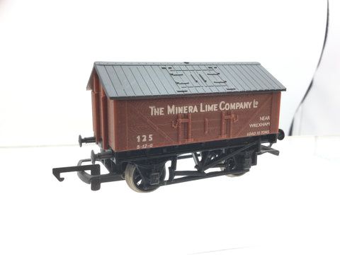 Hornby R211 OO Gauge Lime Wagon Minera Lime Co