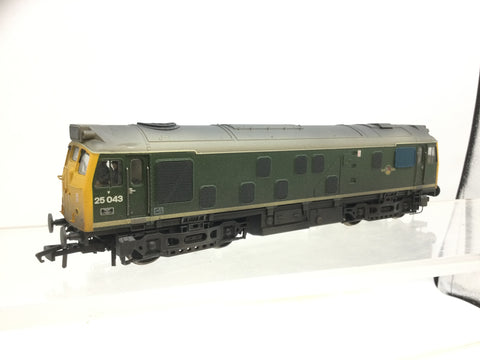 Bachmann 32-331 OO Gauge BR Green Class 25 No 25043 (Weathered) DCC FITTED
