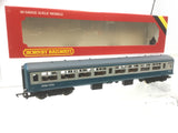 Hornby R921 OO Gauge BR Mk 2 2nd Open Coach Blue/Grey M5232