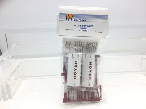 Walthers 933-1963 HO Gauge 20' Tank Container Kit Hoyer