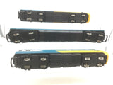 Hornby OO Gauge BR Blue/Yellow HST W43002/W43003 plus 1 Coach (L1)