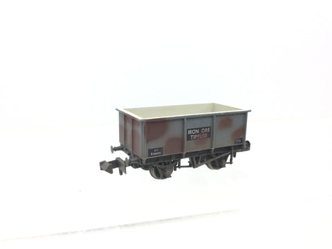 Graham Farish 377-277A N Gauge BR 27t Steel Tippler Wagon (Weathered) B380005