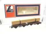 Lima 309038 OO Gauge Twin Bolster Wagon with Timber Load