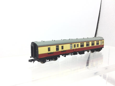 Graham Farish 374-185 N Gauge BR Red/Cream Mk1 BSK Corr Brake 2nd Coach M34288