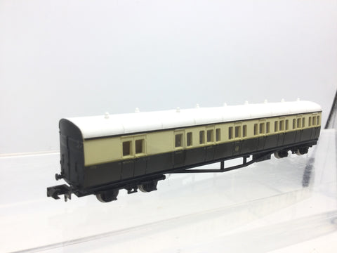 Dapol NC-023 N Gauge GWR Chocolate/Cream B-Set Coach 6736