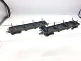 Hornby Dublo 32051 OO Gauge Bogie Bolster Wagon M720550 x2 (Incomplete)