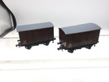 Hornby Dublo 32040 OO Gauge LMS Goods Van 508194 x2