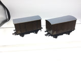 Hornby Dublo 32040 OO Gauge LMS Goods Van 508194 x2