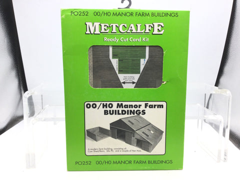 Metcalfe PO252 OO/HO Gauge Manor Farm Buildings Card Kit