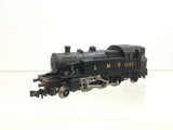 Minitrix N205 N Gauge BR Black Ivatt 2MT 1203 (REPAINTED)