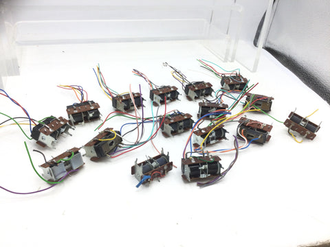 Peco PL-10 Model Railway Point/Turnout Motors x16 with 12x PL-13 Switches