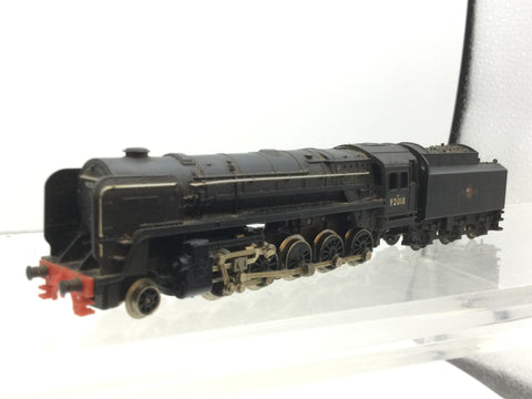 Minitrix N207 N Gauge BR Black Class 9F 92018 (Weathered)(L1)