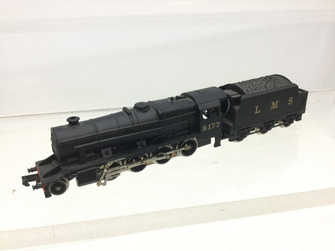 Graham Farish 1901 N Gauge LMS Black Class 8F 8177 (NEEDS ATTN)(L1)