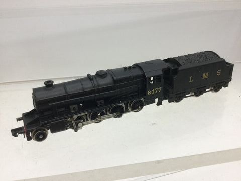 Graham Farish 1901 N Gauge LMS Black Class 8F 8177 (L2)