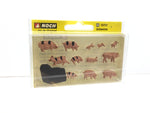 Noch 15712 HO/OO Gauge Pigs (12) Figure Set