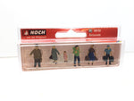 Noch 18115 HO/OO Gauge Pedestrians with Luggage (6) Hobby Figure Set