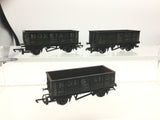 Hornby R220 OO Gauge Norstand Open Wagon x3 Weathered